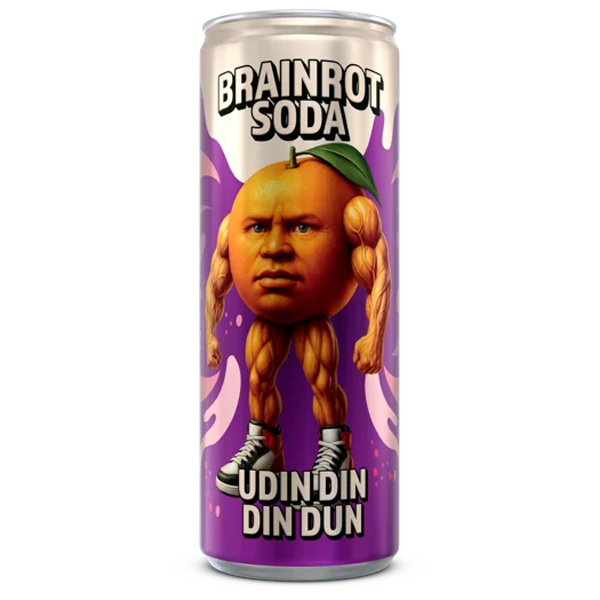 Brainrot Soda Udin Din Din Dun 250ml | Default Start Page - Alla kategorier - Nyheter | Gottegrisen