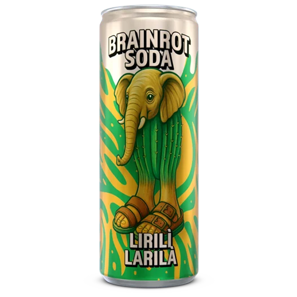 Brainrot Soda Lirili Larila 250ml | Default Start Page - Alla kategorier - Nyheter | Gottegrisen