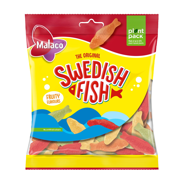 Malaco Swedish Fish 350g | Default Start Page - Alla kategorier - Nyheter - Nyheter 2025 - Godis - Nyheter 2025 | Gottegrisen