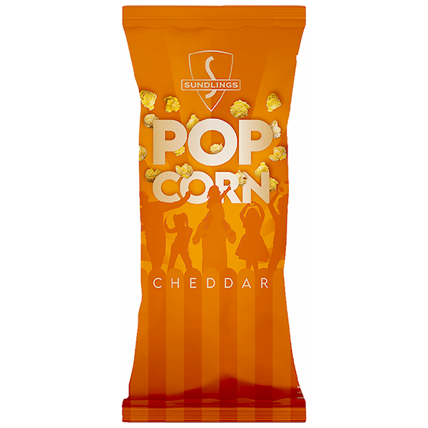Sundlings Popcorn Cheddar 100g | Default Start Page - Alla kategorier - Chips & Snacks - Popcorn | Gottegrisen