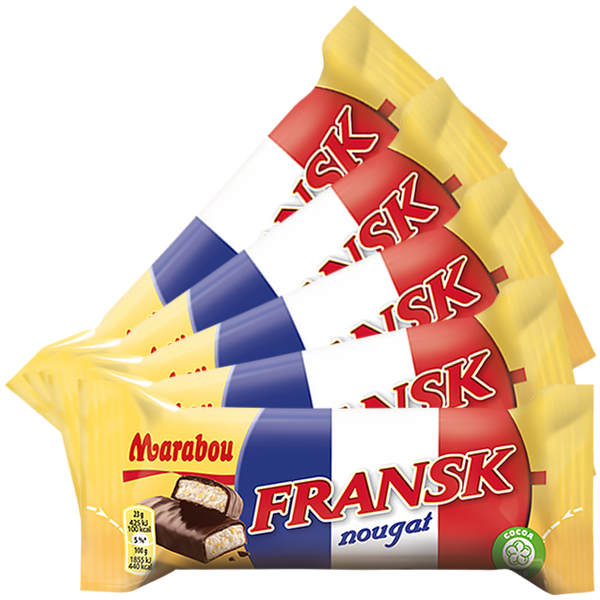 5st - Fransk Nougat Dubbel 46g | Default Start Page - Alla kategorier - Godis - Choklad | Gottegrisen