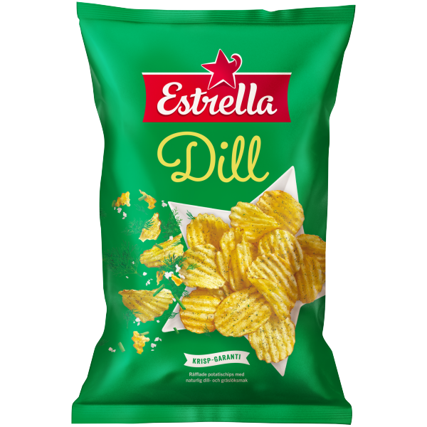 Estrella Dillchips 175g | Default Start Page - Alla kategorier - Chips & Snacks - Chips - Potatischips | Gottegrisen