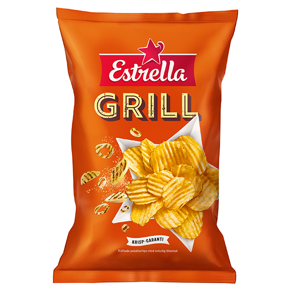 Estrella Grillchips 175g | Default Start Page - Alla kategorier - Chips & Snacks - Chips - Potatischips | Gottegrisen