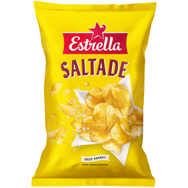 Estrella Lättsaltade 175g | Default Start Page - Alla kategorier - Chips & Snacks - Chips - Potatischips | Gottegrisen