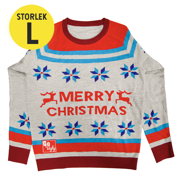 GoUgly Merry Christmas Sweatshirt L | Default Start Page - Alla kategorier - Godis - Säsongsvaror - Julgodis | Gottegrisen