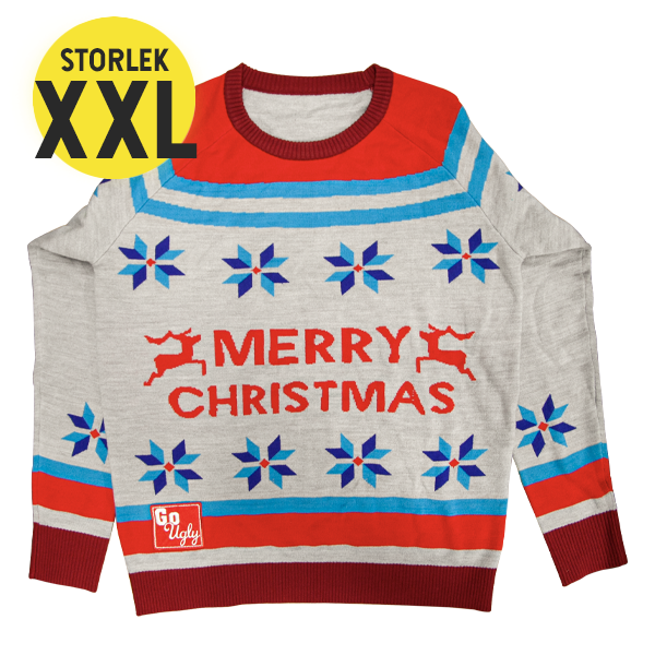 GoUgly Merry Christmas Sweatshirt XXL | Default Start Page - Alla kategorier - Godis - Säsongsvaror - Julgodis | Gottegrisen