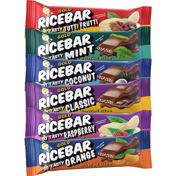 6st - Ricebar Mixade Smaker 20g | Default Start Page - Alla kategorier - Nyheter - Nyheter 2025 - Godis - Nyheter 2025 | Gottegrisen