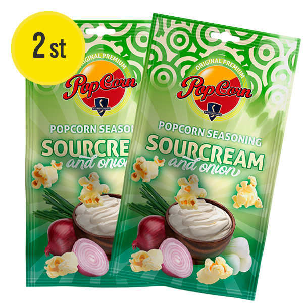 2st - Sundlings Popcornkrydda Sourcream | Default Start Page - Alla kategorier - Chips & Snacks - Dipp & Tillbehör | Gottegrisen