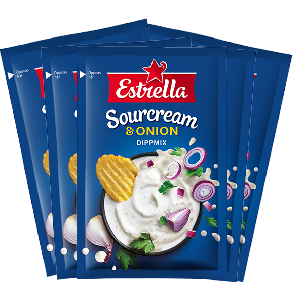 5st - Estrella Dippmix Sourcream & Onion | Default Start Page - Alla kategorier - Chips & Snacks - Dipp & Tillbehör | Gottegrisen