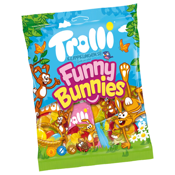 Trolli Funny Bunny 200g | Default Start Page - Alla kategorier - Godis - Säsongsvaror - Påskgodis | Gottegrisen