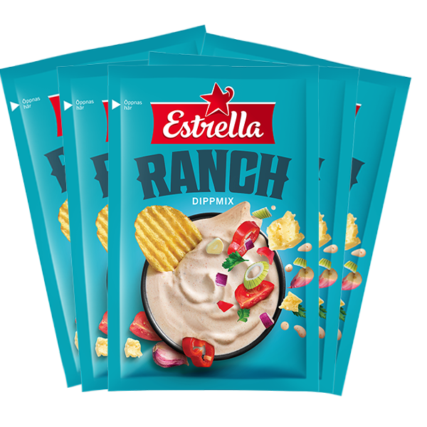 5st - Estrella Dippmix Ranch 24g | Default Start Page - Alla kategorier - Chips & Snacks - Dipp & Tillbehör | Gottegrisen
