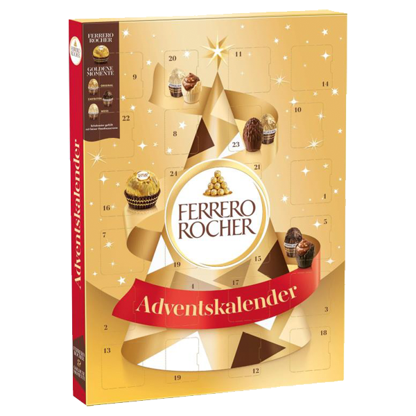 Ferrero Rocher Adventskalender 258G | Default Start Page - Alla kategorier - Godis - Säsongsvaror - Julgodis - Adventskalender Godis | Gottegrisen