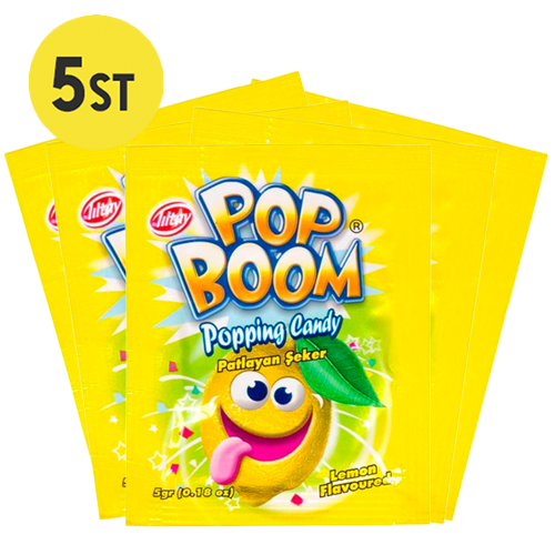 5st - Pop Boom Citron 5g |  | Gottegrisen