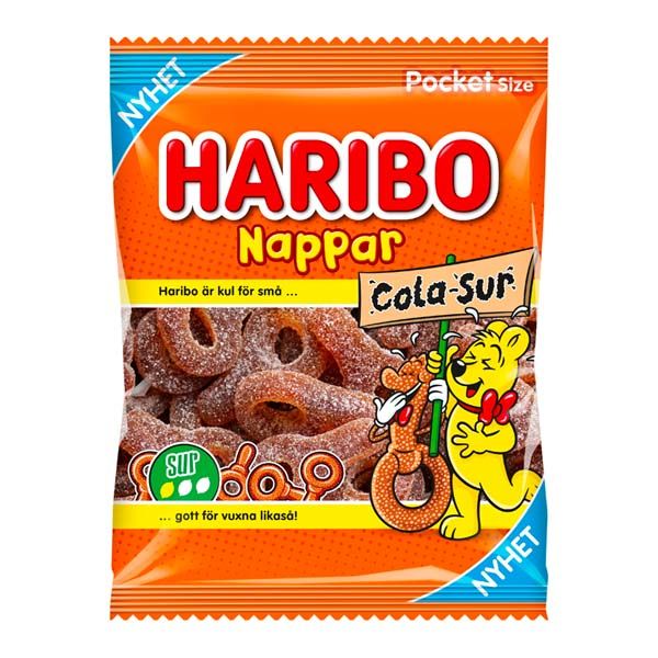 Haribo Sura Colanappar 70g | Default Start Page - Alla kategorier - Nyheter | Gottegrisen