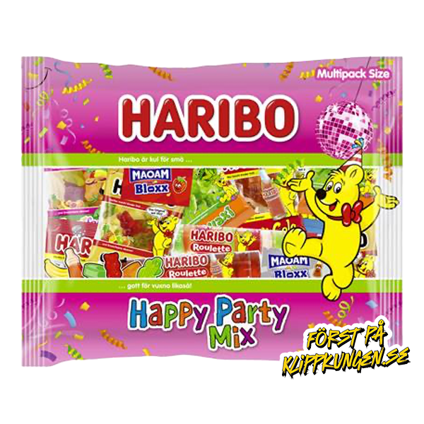 Haribo Party Mix 425g | Default Start Page - Alla kategorier - Nyheter - Nyheter 2024 - Godis - Nyheter 2024 | Gottegrisen