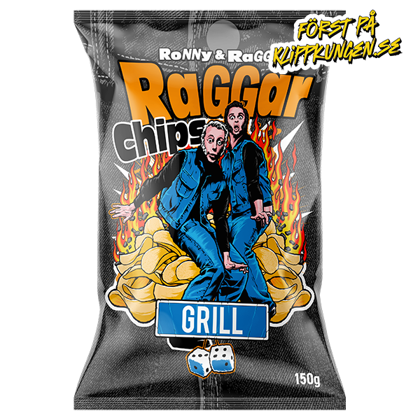Raggarchips Grill 150g | Default Start Page - Alla kategorier - Nyheter - Nyheter 2025 - Snacks - Nyheter 2025 | Gottegrisen