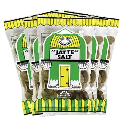 Jättesalt Påse – 5 st | Default Start Page - Alla kategorier - Godis - Påsar & Stycksaker - Godispåsar | Gottegrisen