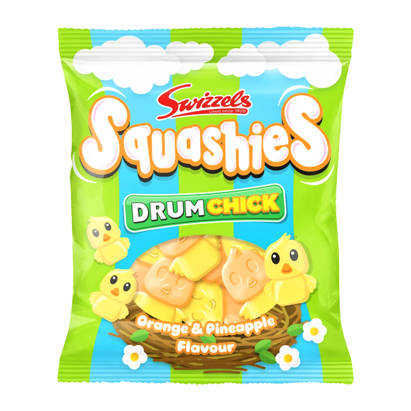 Swizzels Squashies Drumchick 120g | Default Start Page - Alla kategorier - Nyheter - Nyheter 2025 - Godis - Nyheter 2025 | Gottegrisen