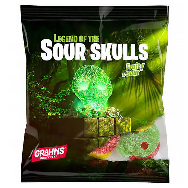 Grahns Sura Skallar 60g | Default Start Page - Alla kategorier - Nyheter - Nyheter 2024 - Godis - Nyheter 2024 | Gottegrisen
