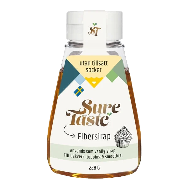 Sure Taste Fibersirap 228g | Default Start Page - Alla kategorier - Nyheter - Nyheter 2025 | Gottegrisen