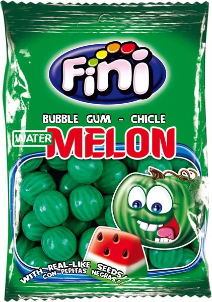 Fini Bubblegum Watermelon 75g | Default Start Page - Alla kategorier - Godis - Tuggummi - Godistuggummi | Gottegrisen