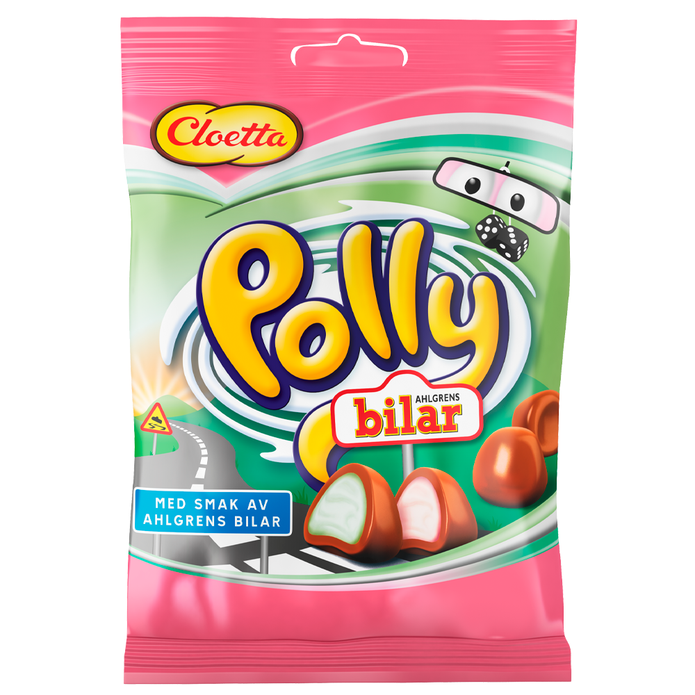 Polly Bilar 100g | Default Start Page - Alla kategorier - Godis - Påsar & Stycksaker | Gottegrisen