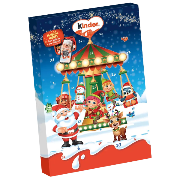 Kinder Adventskalender 151g | Default Start Page - Alla kategorier - Godis - Säsongsvaror - Julgodis - Adventskalender Godis | Gottegrisen