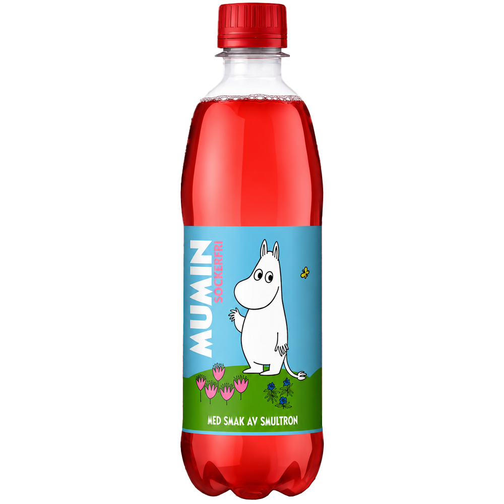 Mumin Sockerfri Smultron 50cl
