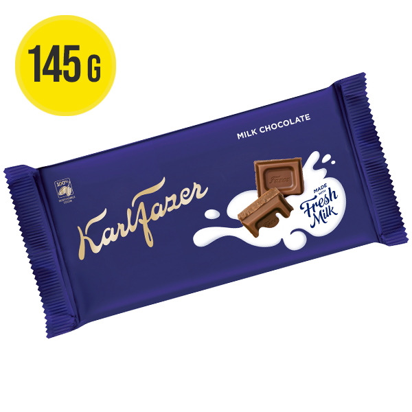 1st Karl Fazer Mjölkchoklad 145g | Default Start Page - Alla kategorier - Godis - Choklad | Gottegrisen