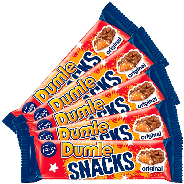 5st - Dumle Snacks 40g | Default Start Page - Alla kategorier - Godis - Choklad | Gottegrisen