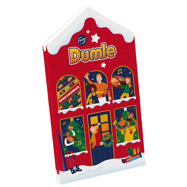 Dumle Christmas Kalender 225g | Default Start Page - Alla kategorier - Godis - Säsongsvaror - Julgodis - Adventskalender Godis | Gottegrisen