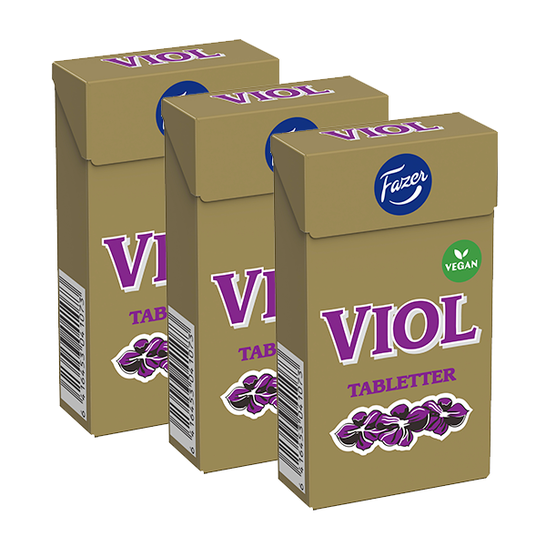 3st - Viol Tablettask 38g | Default Start Page - Alla kategorier - Godis | Gottegrisen