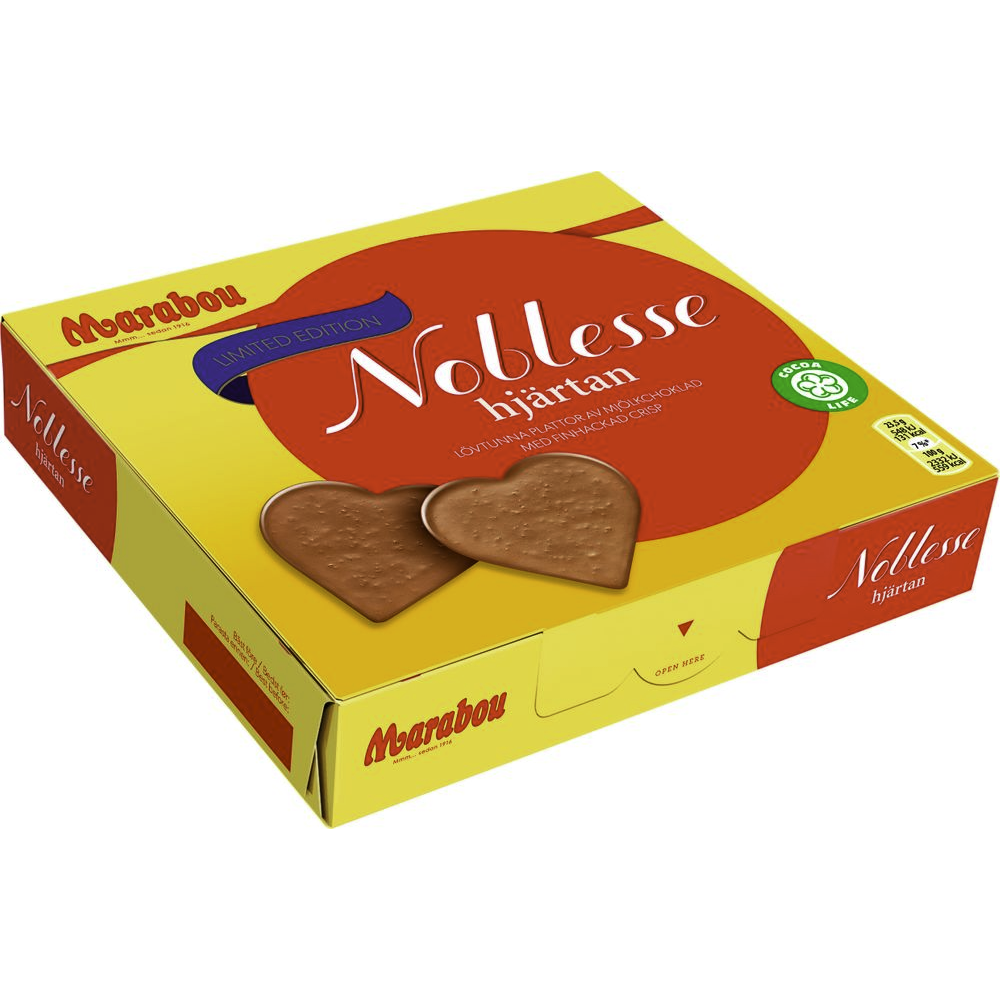 Noblesse Hjärtan 130g | Default Start Page - Alla kategorier - Godis - Säsongsvaror - Alla Hjärtans Dag | Gottegrisen