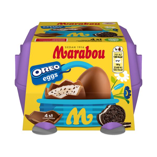 Marabou Oreo Eggs 128g | Default Start Page - Alla kategorier - Godis - Säsongsvaror - Påskgodis - Perfekt till företag | Gottegrisen