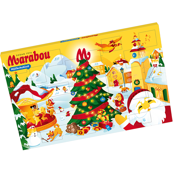Marabou adventskalender 200g