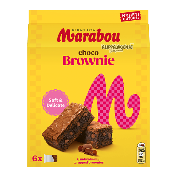 Marabou Choco Brownie 150g | Default Start Page - Alla kategorier - Nyheter - Nyheter 2024 - Godis - Nyheter 2024 | Gottegrisen