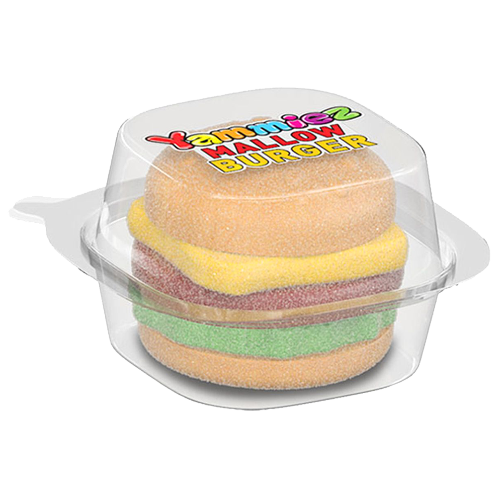 Yammiez Mallow Burger 50g | Default Start Page - Alla kategorier - Godis - Påsar & Stycksaker - Roliga Stycksaker | Gottegrisen
