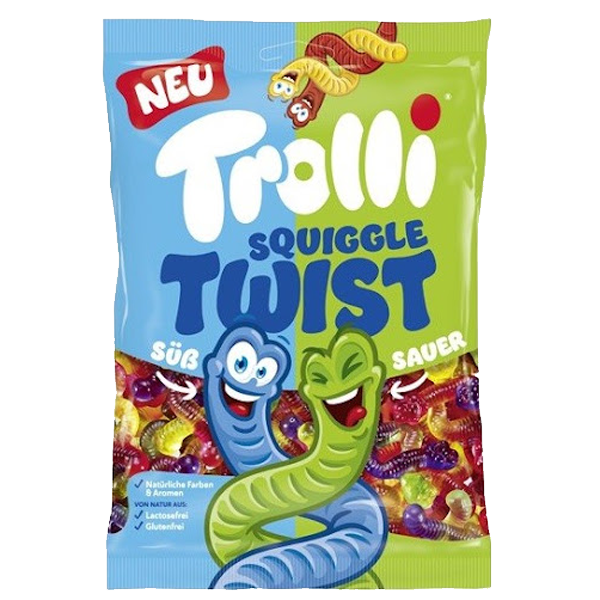 Trolli Squiggle Twist Sweet Sour 1kg | Default Start Page - Alla kategorier - Godis - Säsongsvaror - Halloween | Gottegrisen