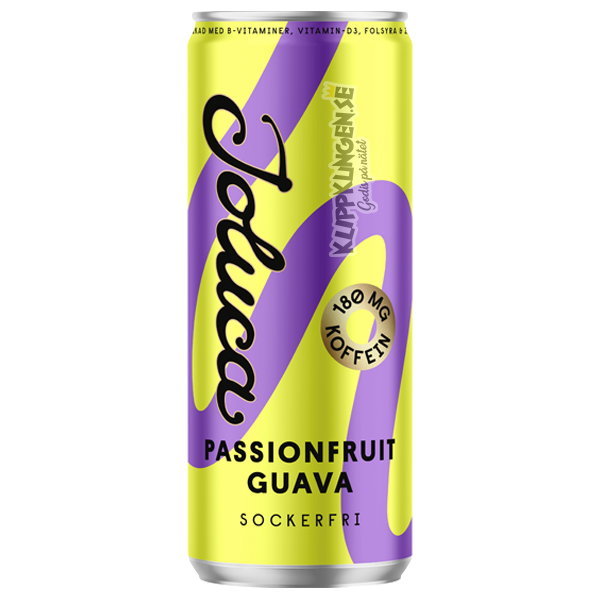 Joluca Passionfruit Guava 33cl | Default Start Page - Alla kategorier - Nyheter - Nyheter 2025 - Dryck - Nyheter 2025 | Gottegrisen