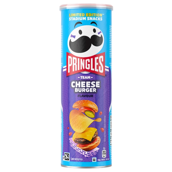 Pringles Cheeseburger 165 g | Default Start Page - Alla kategorier - Nyheter - Nyheter 2026 - Snacks - Nyheter 2026 | Gottegrisen