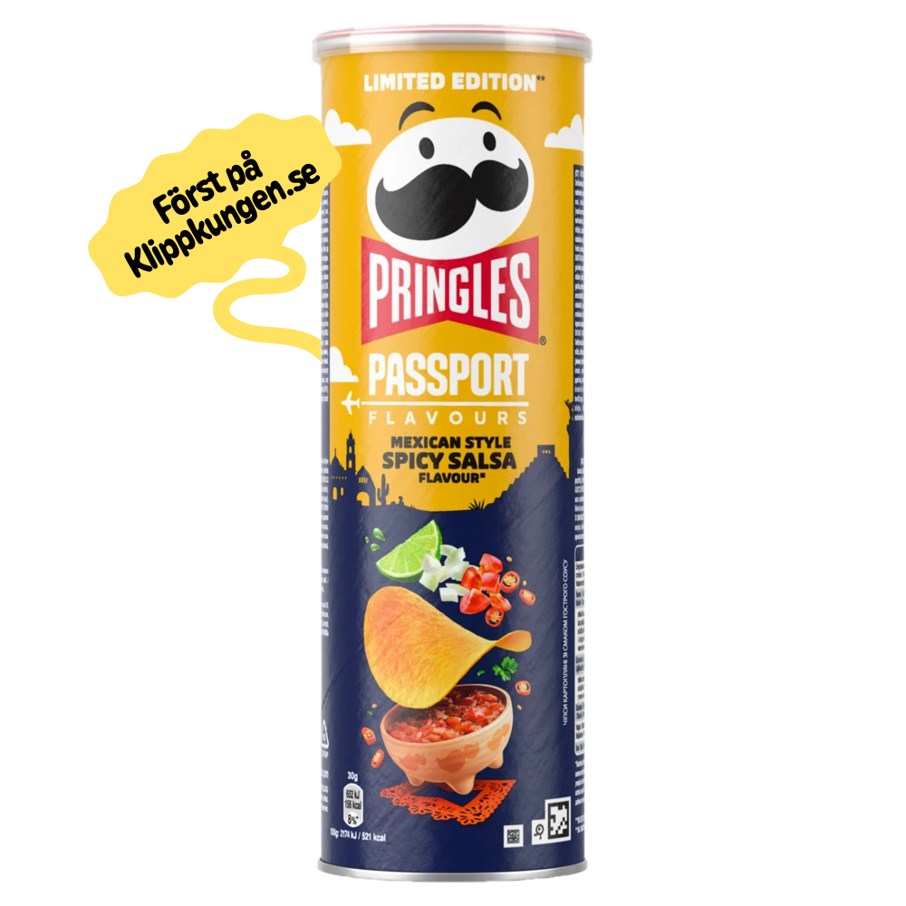 Pringles Mexico Style Spicy Salsa 165g