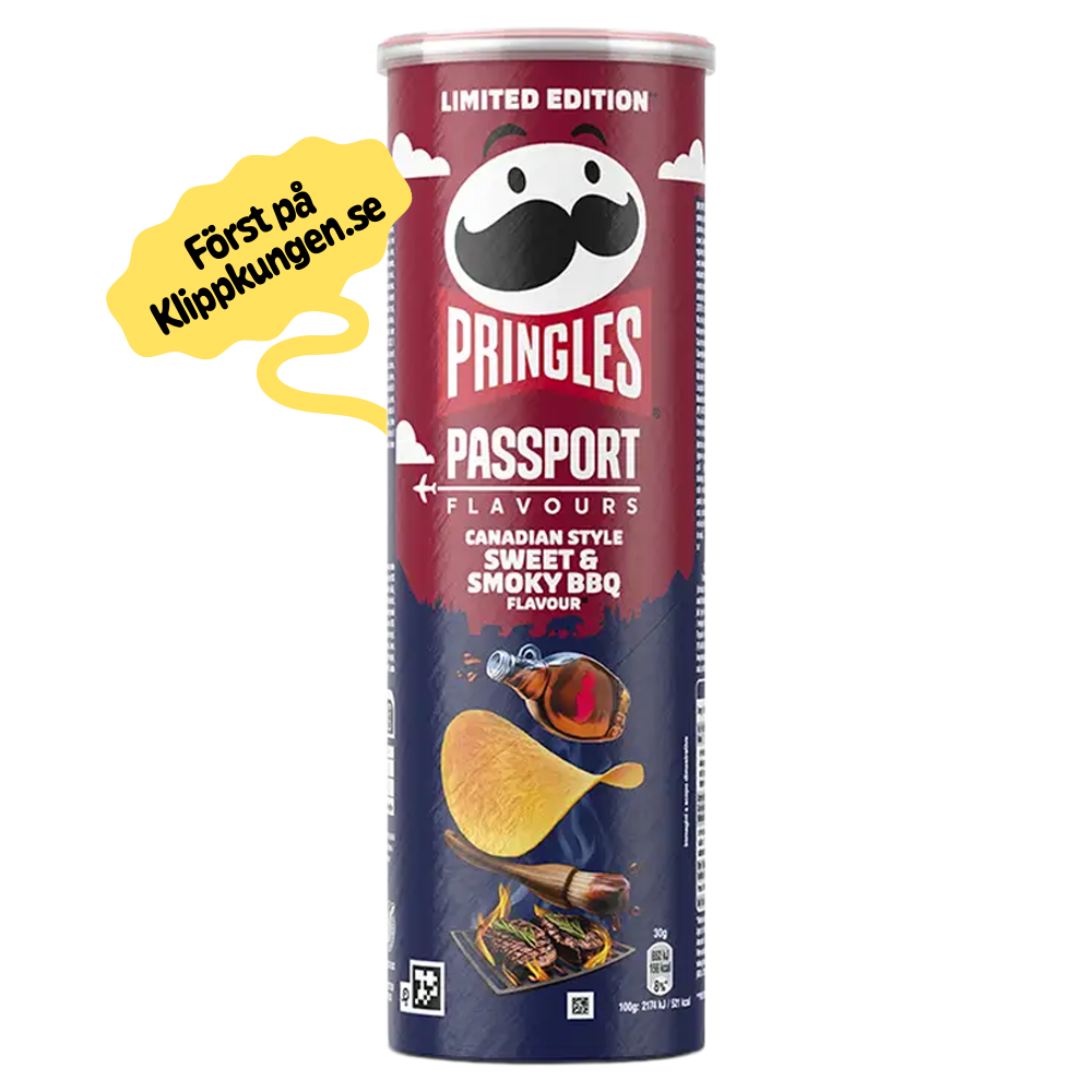 Pringles Sweet og Smokey Barbecue 165g