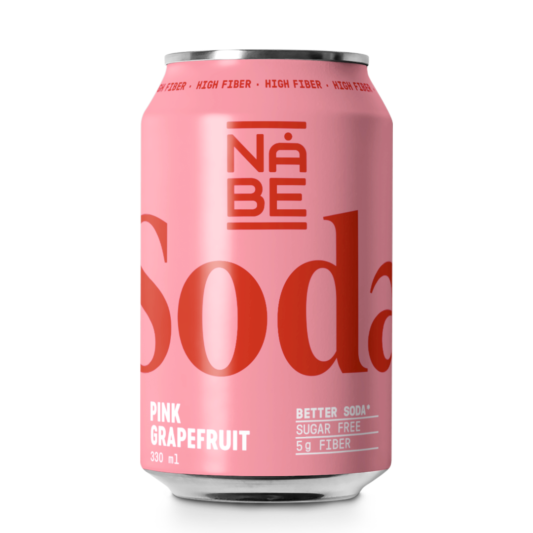 NÅBE Soda Pink Grapefruit 33cl | Default Start Page - Alla kategorier - Nyheter - Nyheter 2026 - Dryck - Nyheter 2026 | Gottegrisen