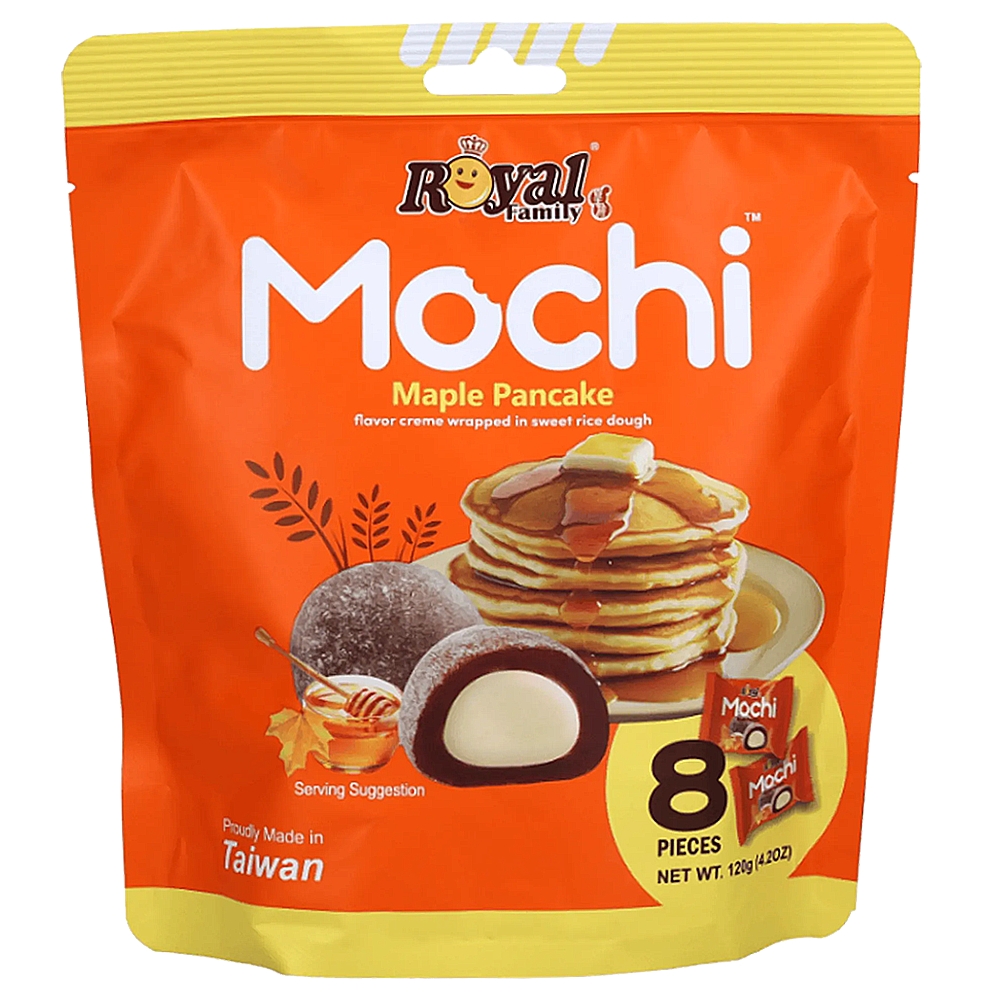 Royal Family Mochi Maple Pancake 120g | Default Start Page - Alla kategorier - Godis - Påsar & Stycksaker | Gottegrisen