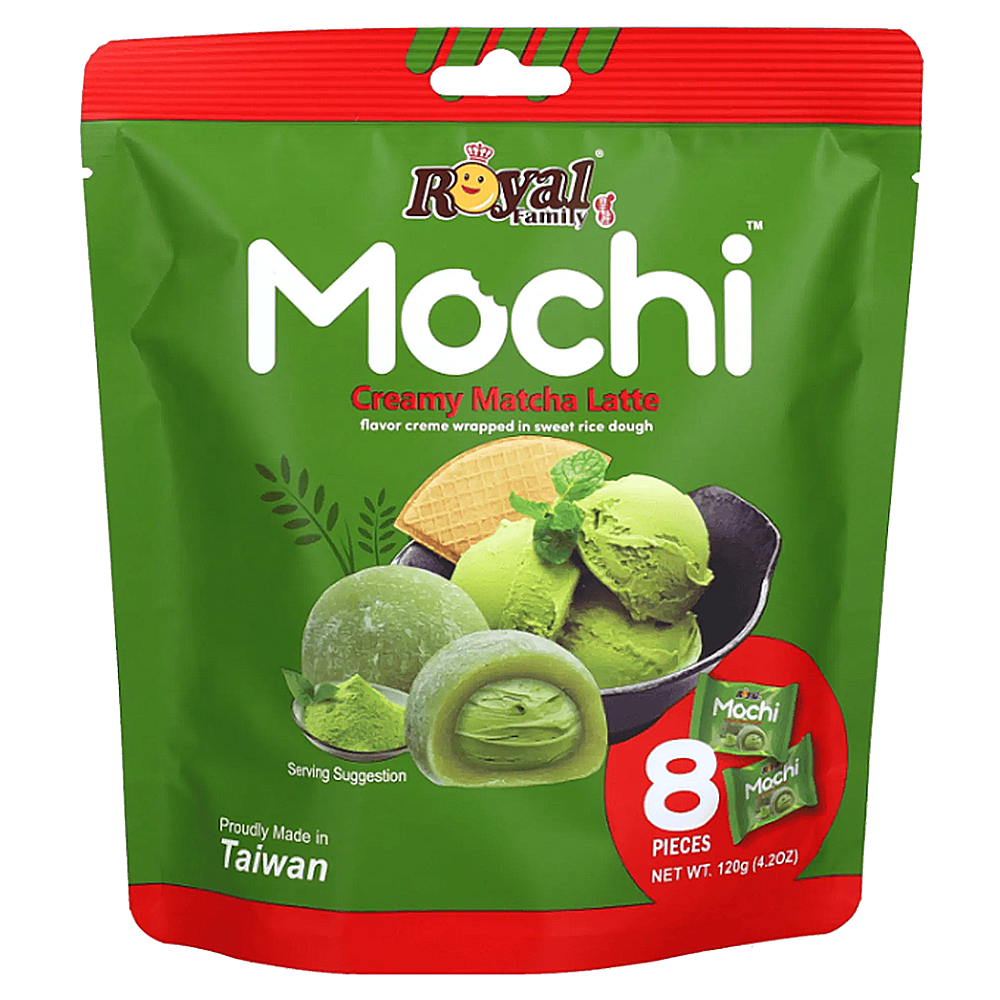 Royal Fam Mochi Creamy Matcha Latte 120g | Default Start Page - Alla kategorier - Godis - Påsar & Stycksaker | Gottegrisen