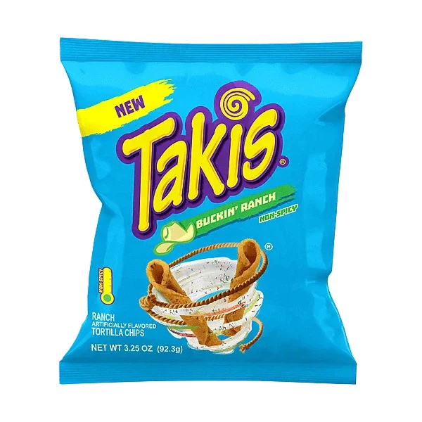 Takis Buckin Ranch 92,3g | Default Start Page - Alla kategorier - Chips & Snacks - Chips - Tortillachips | Gottegrisen