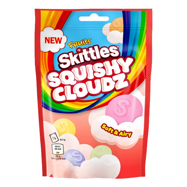 Skittles Fruit Squishy Clouds 94g | Default Start Page - Alla kategorier - Godis - Påsar & Stycksaker - Godispåsar | Gottegrisen