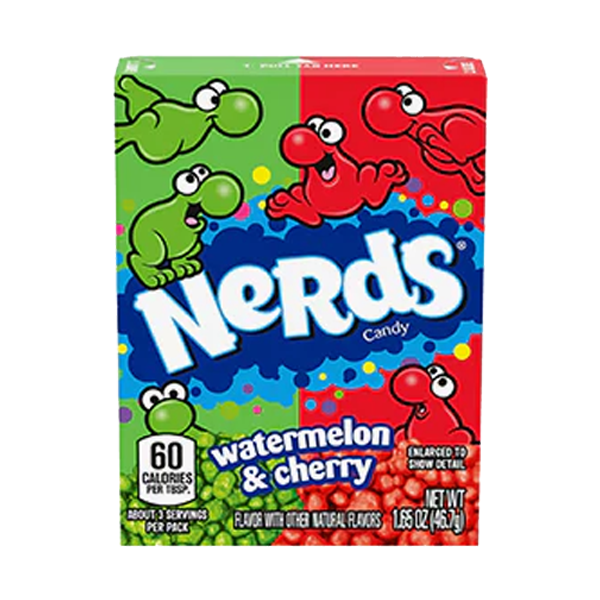 Nerds Wild Cherry & Watermelon 47g | Default Start Page - Alla kategorier - Taste the world - Godis - Import | Gottegrisen