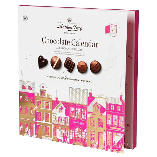 Anthon Berg Chocolate Kalender 264g | Default Start Page - Alla kategorier - Godis - Säsongsvaror - Julgodis - Adventskalender Godis | Gottegrisen