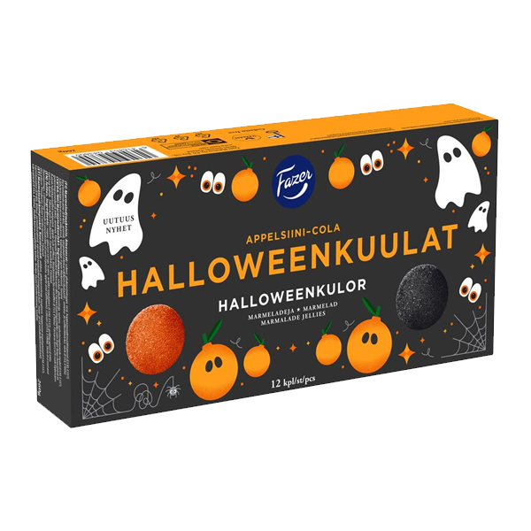 Fazer Halloweenkulor ask 260g | Default Start Page - Alla kategorier - Nyheter - Nyheter 2025 - Godis - Nyheter 2025 | Gottegrisen